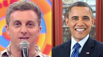 Luciano Huck e Barack Obama - Reprodução