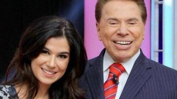 Renata Abravanel e Silvio Santos - Divulgação