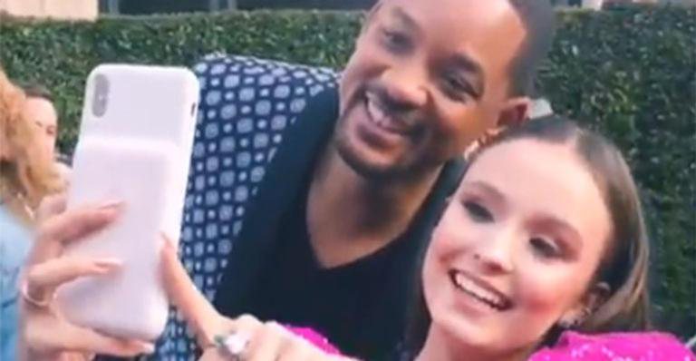 Larissa Manoela e Will Smith - Reprodução/Instagram