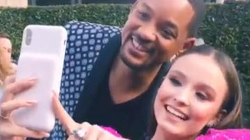 Larissa Manoela e Will Smith - Reprodução/Instagram