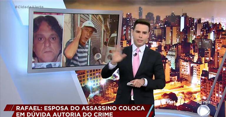 Luiz Bacci no programa Cidade Alerta - Reprodução / Record