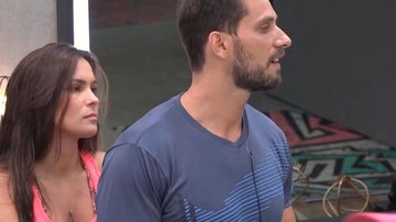 Kamilla Salgado e Eliéser Ambrósio no 'Power Couple' - Reprodução/Record TV