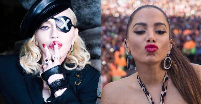 Madonna e Anitta - Reprodução