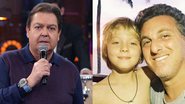 Faustão, Benício e Luciano Huck - Reprodução / Instagram