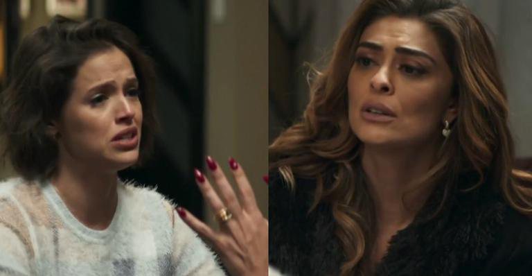 Agatha Moreira e Juliana Paes em 'A Dona do Pedaço' - Reprodução/TV Globo