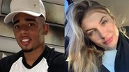 Gabriel Jesus e Julia Schiavi - Reprodução / Instagram