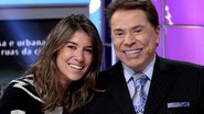 Rebeca Abravanel e Silvio Santos - Reprodução / SBT