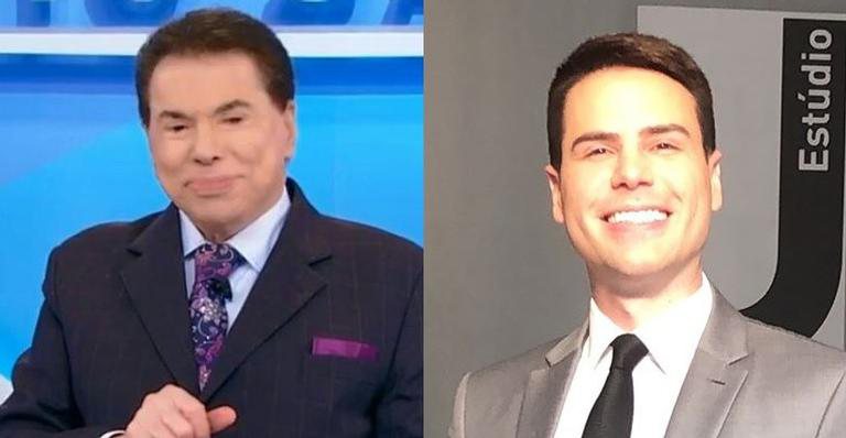 Silvio Santos e Luiz Bacci - Reprodução