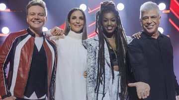 Michel Teló, Ivete Sangalo, Iza e Lulu Santos no 'The Voice Brasil' - Divulgação/Globo/Victor Pollak