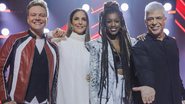 Michel Teló, Ivete Sangalo, Iza e Lulu Santos no 'The Voice Brasil' - Divulgação/Globo/Victor Pollak