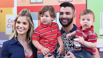 Andressa Suita, Samuel, Gusttavo Lima e Gabriel - Reprodução / Instagram