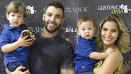 Gusttavo Lima e Andressa Suita com os filhos, Gabriel e Samuel - Reprodução/Instagram