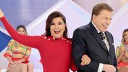 Mara Maravilha e Silvio Santos - Reprodução / SBT