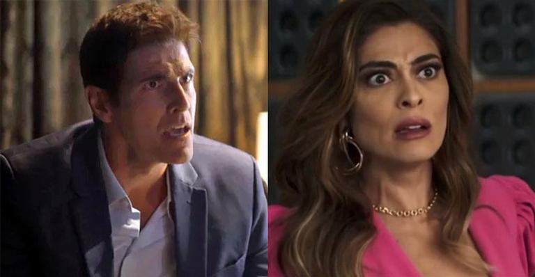 Reynaldo Gianecchini e Juliana Paes - Reprodução/Globo