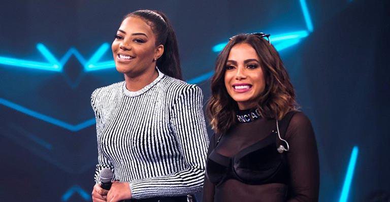 Ludmilla e Anitta no Caldeirão do Huck - Reprodução / Globo