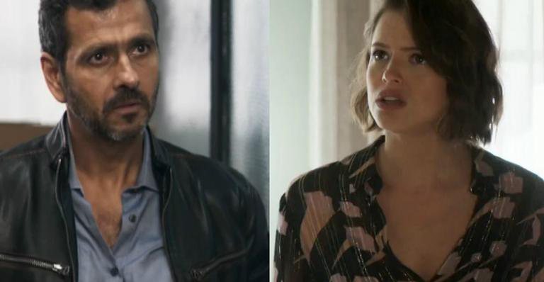 Marcos Palmeira e Agatha Moreira em 'A Dona do Pedaço' - Reprodução/TV Globo