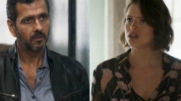 Marcos Palmeira e Agatha Moreira em 'A Dona do Pedaço' - Reprodução/TV Globo