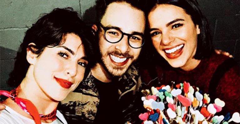 Fernanda Paes Leme, Junior Lima e Bruna Marquezine - Reprodução / Instagram