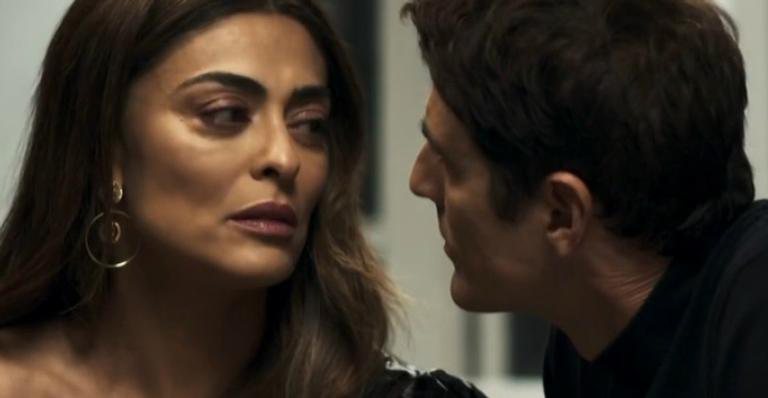 Juliana Paes e Reynaldo Gianecchini em 'A Dona do Pedaço' - Reprodução/TV Globo