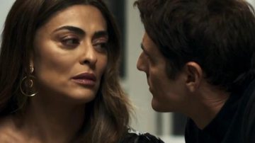 Juliana Paes e Reynaldo Gianecchini em 'A Dona do Pedaço' - Reprodução/TV Globo