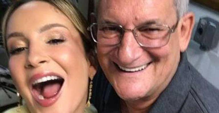 Claudia Leitte e o pai - Reprodução