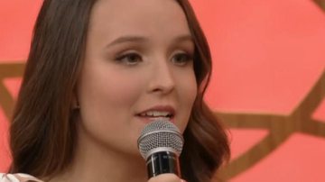 Larissa Manoela no 'Encontro' - Reprodução/TV Globo