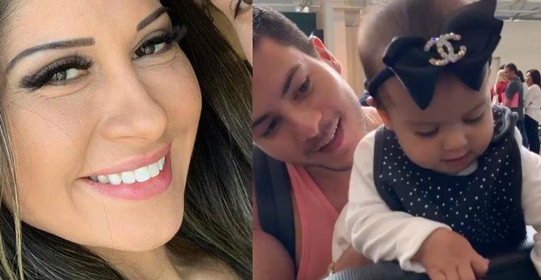 Mayra Cardi, Arthur Aguiar e a filha, Sophia - Reprodução/Instagram