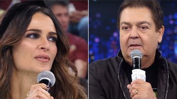 Faustão e Fernanda Motta - Reprodução