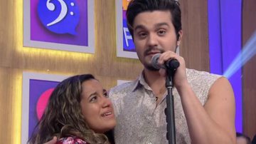 Luan Santana no 'Encontro' - Reprodução/TV Globo