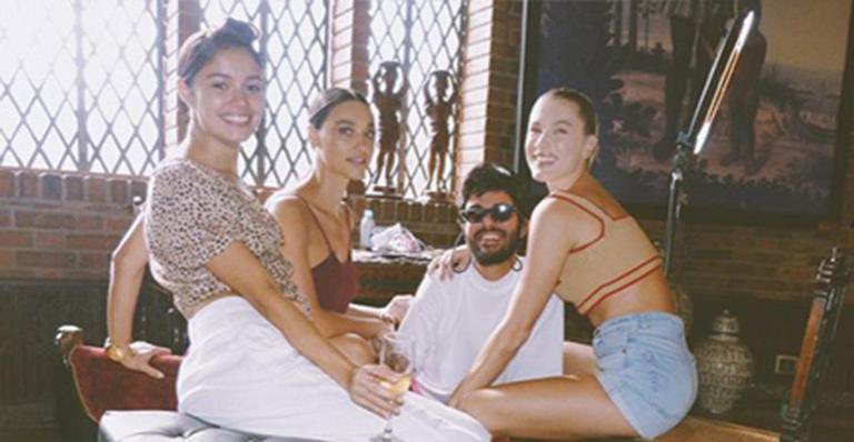 Sophie Charlotte, Débora Nascimento e Fiorella Mattheis são as madrinhas do casamento de Thaila Ayala e Renato Góes - Arquivo Pessoal