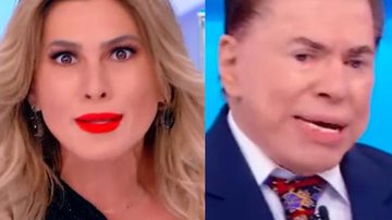 Silvio Santos tenta fazer Lívia Andrade incorporar espírito no 'Programa Silvio Santos' - Reprodução/SBT