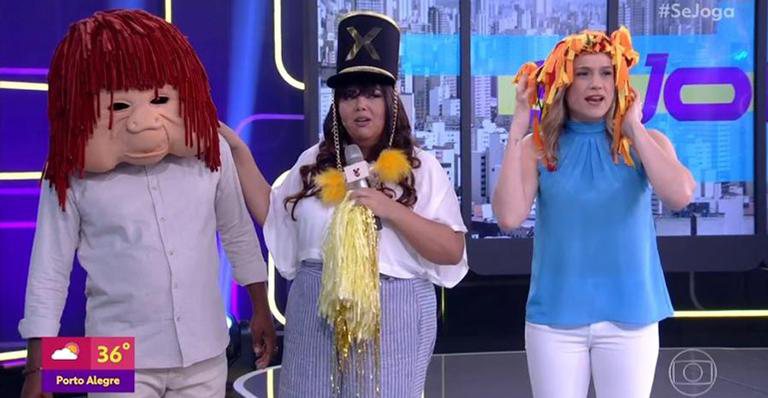 Fabiana Karla se veste de Paquita e manda beijo para Xuxa em programa da Globo - Globo