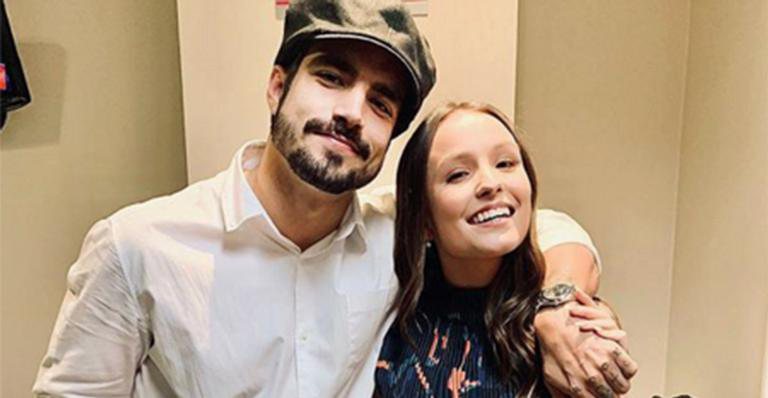 Caio Castro mostra encontro com Larissa Manoela na Globo - Instagram