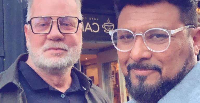 Adriano Medeiros e Luiz Fernando Guimarães estão juntos há mais de 20 anos - Instagram/@adrianomedeiros