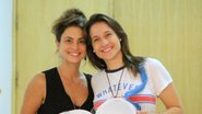 Fernanda Gentil e namorada Priscila em estréia de seu monólogo - Daniel Delmiro/AgNews