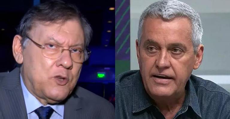 Mauro Naves e Milton Neves: demissão polêmica - TV Globo/Rede TV