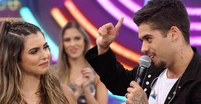 Zé Felipe revela doença e se declara para bailarina - Reprodução/TV Globo