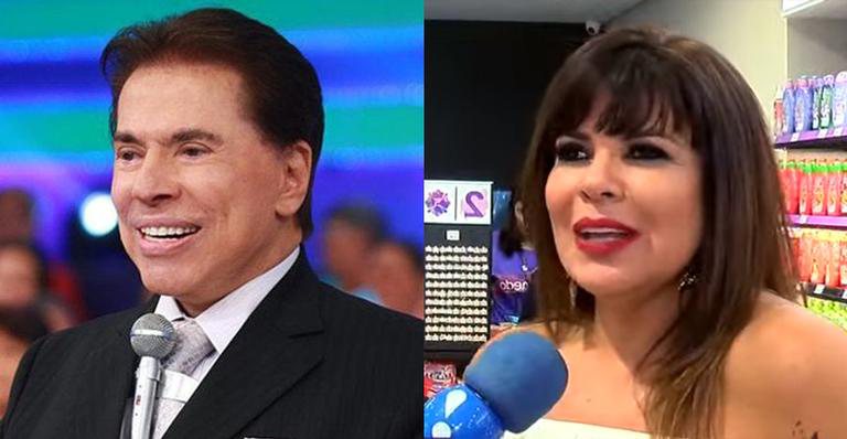 Mara Maravilha dá detalhes sobre saúde de Silvio Santos - Reprodução/SBT