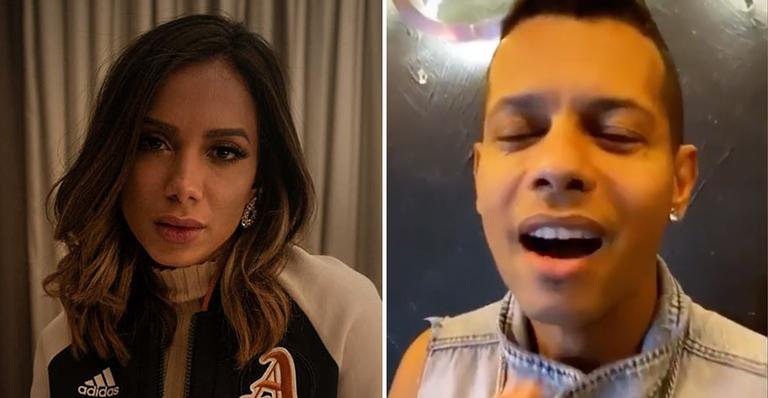 Anitta tem seu rosto tatuado em braço de MC Andinho - Instagram