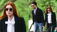 Marina Ruy Barbosa surge abatida em velório de amigo - AgNews