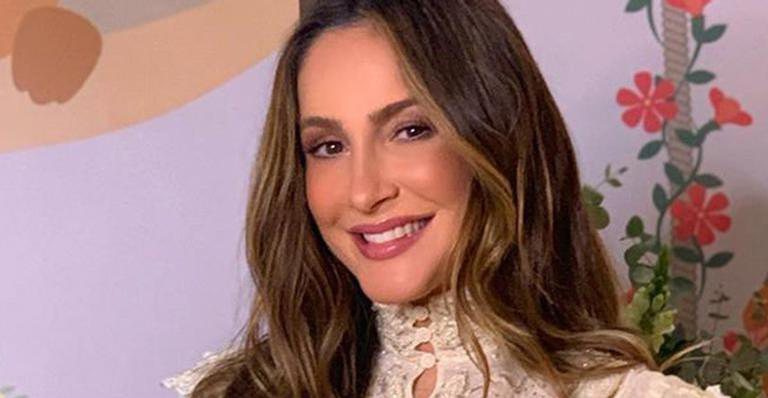 Claudia Leitte faz festinha simples para a filha - Reprodução