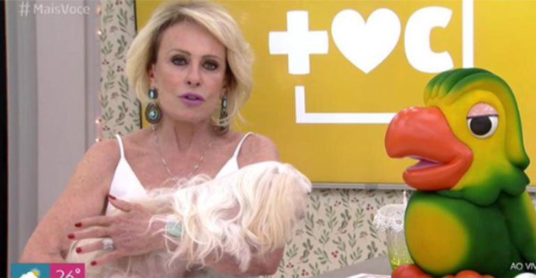 Ana Maria Braga chora ao contar drama com sua cachorrinha - Globo