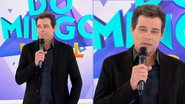 Celso Portiolli surge emocionado ao comandar homenagem para Gugu no Domingo Legal - SBT