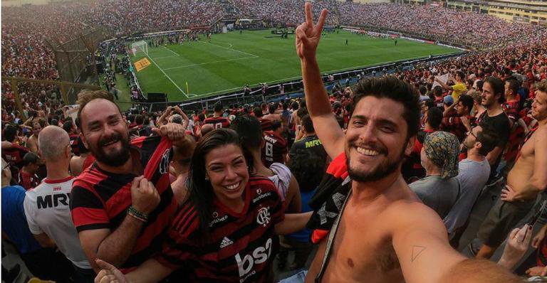 Bruno Gissoni faz homenagem emocionante ao Flamengo após vitória na Libertadores - Reprodução/Instagram