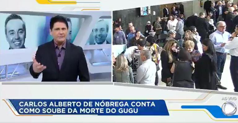 Carlos Alberto de Nóbrega chora em programa de TV ao falar de perda tripla - Reprodução