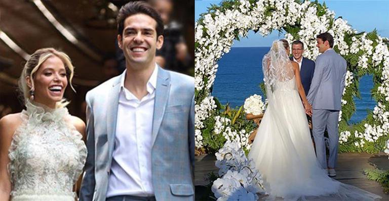 Kaká e Carol Dias dizem o 'sim' em casamento na Bahia - Instagram