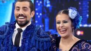 Kaysar Dadour entrega 'algo mais' com bailarina do Faustão - Reprodução