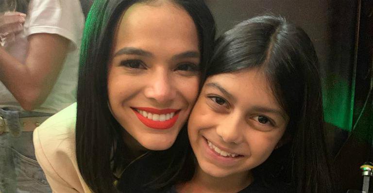 A pequena Luiza se emocionou bastante depois de conhecer a atriz - Reprodução/Instagram