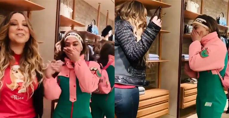 Anitta chora ao conhecer Mariah Carey durante viagem - Instagram