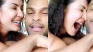 Scheila Carvalho surge ao natural em momento com o marido - Reprodução